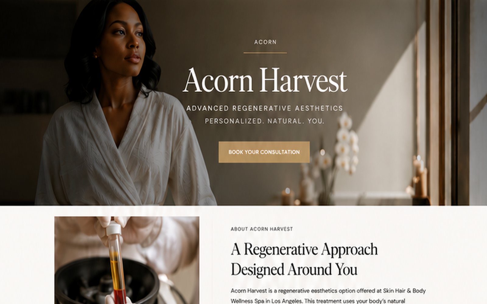 Private medical spa consultation